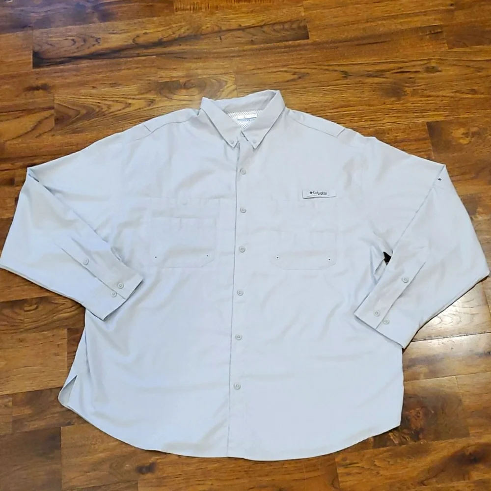 Mens Columbia PFG button down shirt size XXL